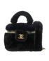 Vanity, &pound;1,900, Handbags, Black, Wool, Front view